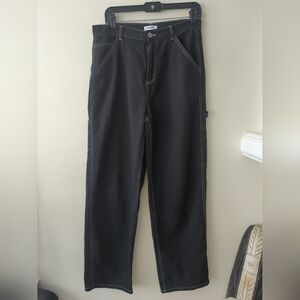 Garage wide leg black size 9 Carpenter jeans Grunge/ 90s Y2K
